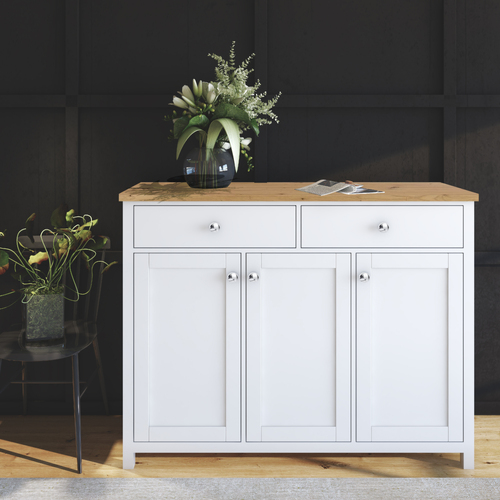 Clifton sideboard with 3 Drawers & 2 Doors buffet 120cm 
