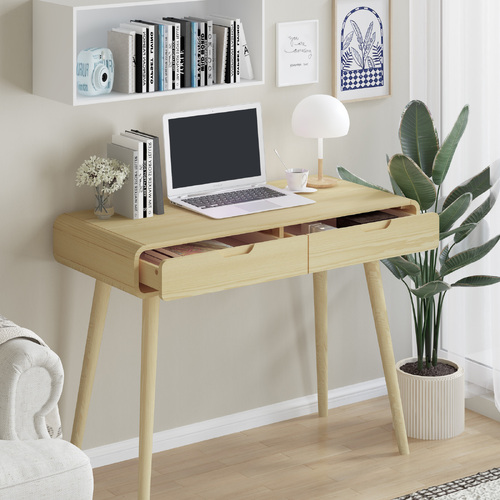 Japandi Home Office  Writing Table Workstation 