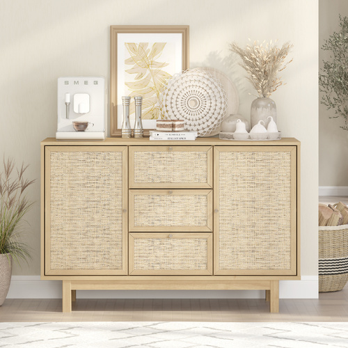 Ballina 2 Door 3 Drawer Buffet Sideboard | Storage Cabinet with Drawers Dresser