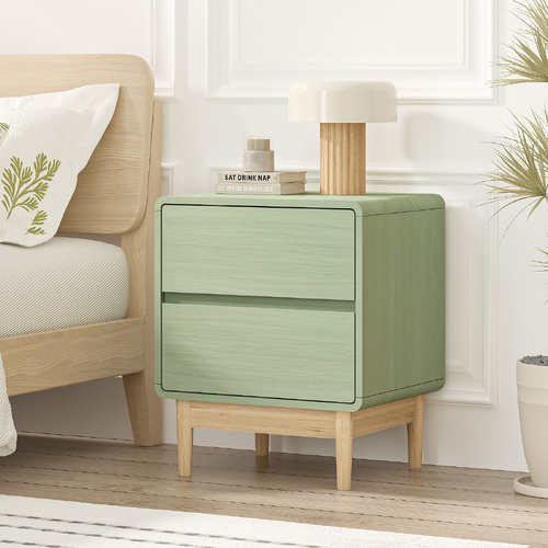Bedside Table | 2 Drawer Dresser Modern Nightstand