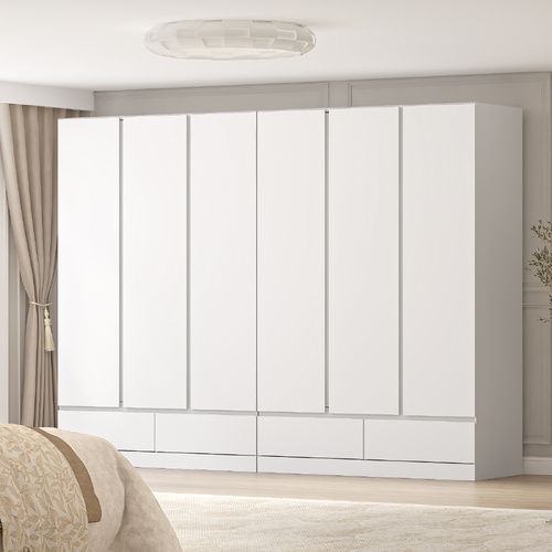 Noosa 3 Door 2 Drawer Wardrobe Set of 2