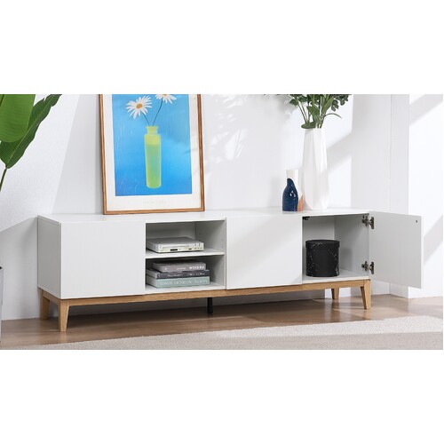 Hugo 3 Door TV Entertainment Unit | 160CM Stylish Media Cabinet