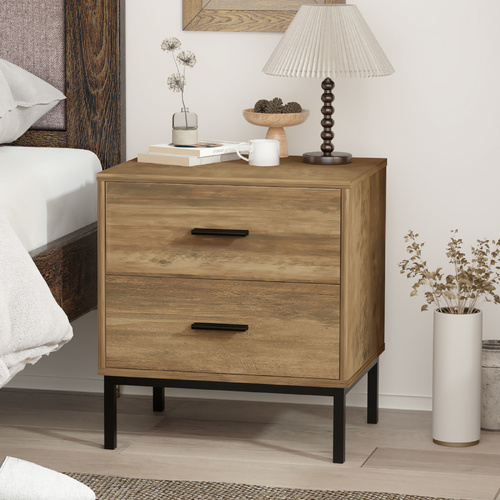 Bronx Bedside Table 2-Drawer nigthstand