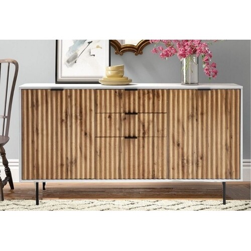  Chelsea buffet sideboard  3-drawer 2-door console table