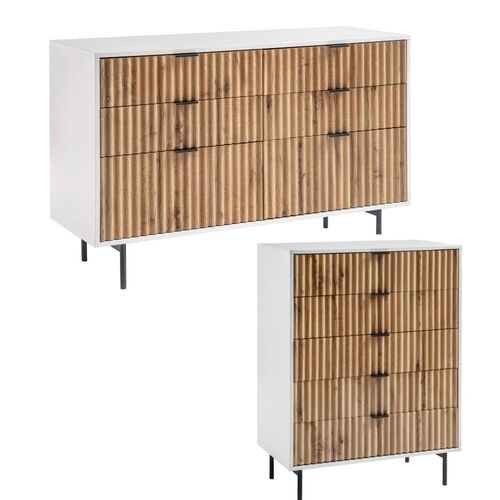 Chelsea 6 Drawers Chest +  5 Drawer Chest Storage Drawers Bedroom Tallboys Dressers